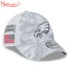 Philadelphia Eagles NFL Salute To Service 39THIRTY Flex Fit Baseball Cap Print