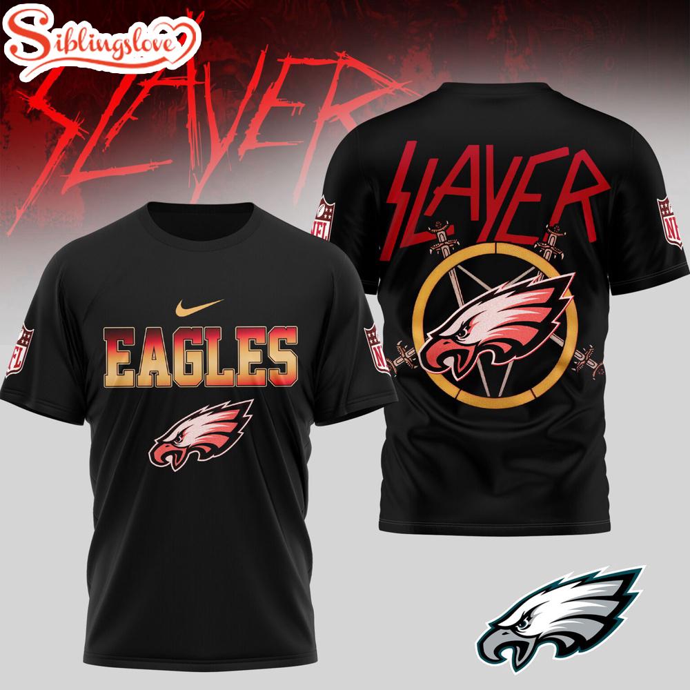 Philadelphia Eagles NFL Slayer 3D Shirt Gift For Fans 1 Philadelphia Eagles NFL Slayer 3D Shirt Gift For Fans