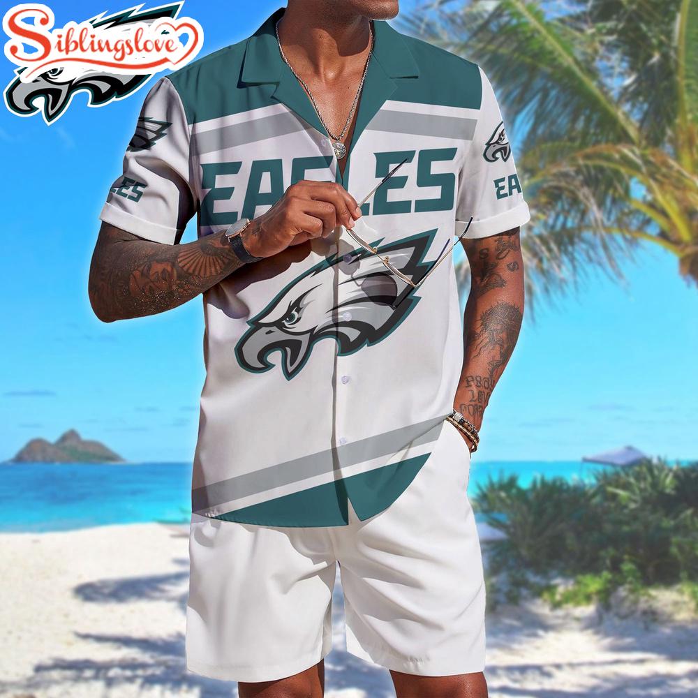 Philadelphia Eagles NFL Summer Beach Hawaiian Shirt 1 Philadelphia Eagles NFL Summer Beach Hawaiian Shirt