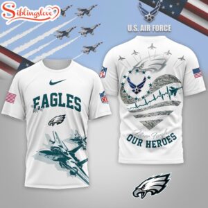 Philadelphia Eagles NFL US Air Force 3D Shirt For Fans