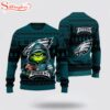 Philadelphia Eagles The Grinch Ugly Christmas Sweater