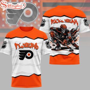 Philadelphia Flyers NHL Puck Yeah 3D T-Shirt