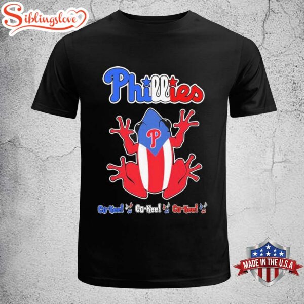 Philadelphia Phillies Frog Co-kee Co-Kee Co-Kee Unisex T-Shirt