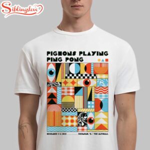 Pigeons Playing Ping Pong Richmond Unisex T-Shirt