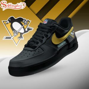 Pittsburgh Penguins NHL Team Air Force 1 Shoes For Fans