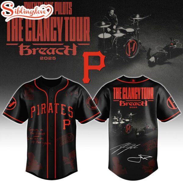 Pittsburgh Pirates MLB x Twenty One Pilots The Clancy World Tour Baseball Jersey Shirt