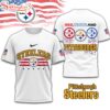 Pittsburgh Steelers 4th Of July 3D T-Shirt For Fans