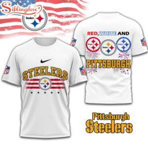 Pittsburgh Steelers 4th Of July 3D T-Shirt For Fans