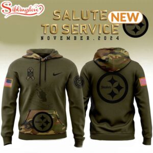 Pittsburgh Steelers Camo Military Hoodie Shirt 3D Print