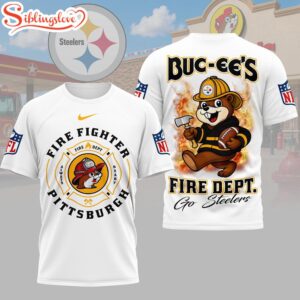 Pittsburgh Steelers NFL Firefighter Strong 3D T-Shirt For Fans