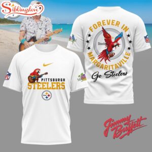 Pittsburgh Steelers NFL Forever in Margaritaville 3D T-Shirt