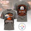 Pittsburgh Steelers NFL Harley Davidson For Life 3D T-Shirt