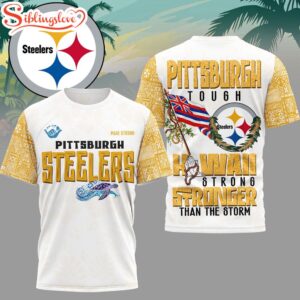 Pittsburgh Steelers NFL Hawaii Strong 3D T-Shirt