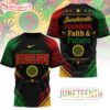 Pittsburgh Steelers NFL Juneteeth Freedom Faith And Future 3D T-Shirt