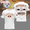 Pittsburgh Steelers NFL Spooky Vibes Halloween All Over Print T-Shirt