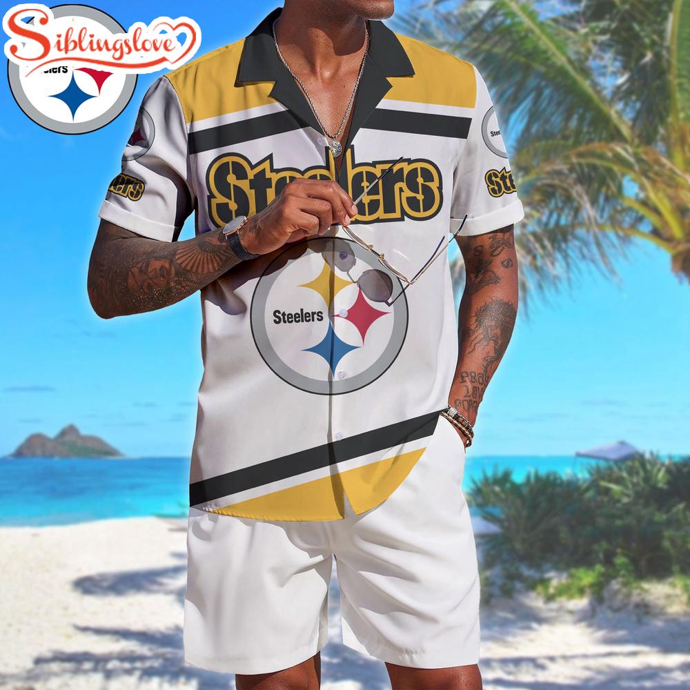 Pittsburgh Steelers NFL Summer Beach Hawaiian Shirt 1 Pittsburgh Steelers NFL Summer Beach Hawaiian Shirt