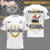 Pittsburgh Steelers NFL Teacher Honor 3D T-Shirt