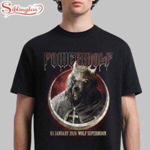 Powerwolf The Wolf Supermoon Unisex T-Shirt