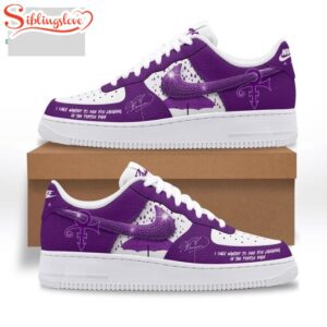 Prince Purple Rain Air Force 1 Shoes For Fans