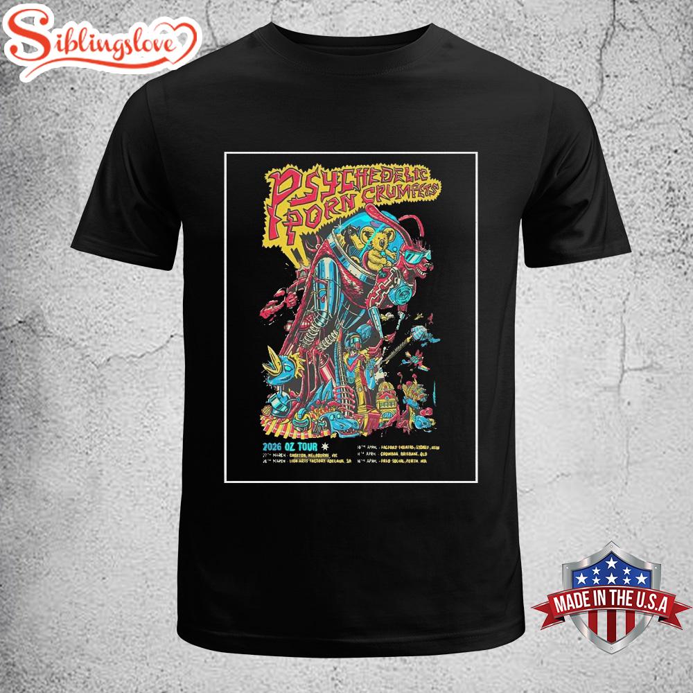 Psychedelic Porn Crumpets 2026 Unisex T-Shirt Psychedelic Porn Crumpets 2026 Unisex T-Shirt