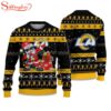 Rams Santa Claus Ugly Christmas Sweater