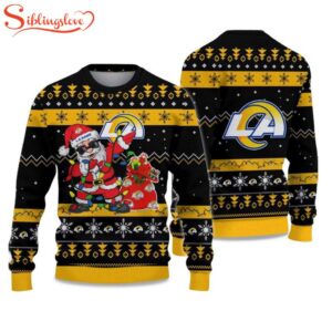Rams Santa Claus Ugly Christmas…