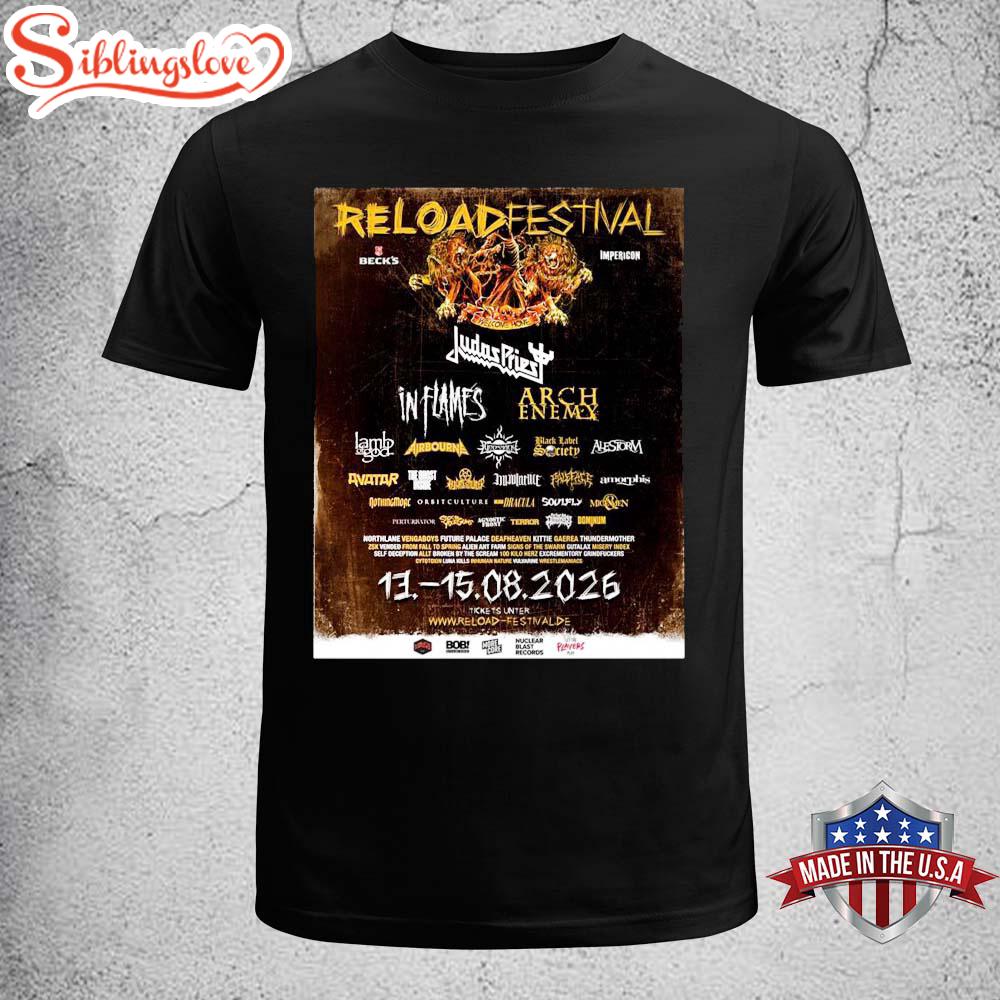 Reloaded Festival 2026 Unisex T-Shirt Reloaded Festival 2026 Unisex T-Shirt
