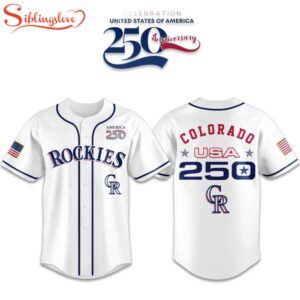 Rockies America 250th Anniversary 2026 Baseball Jersey Shirt
