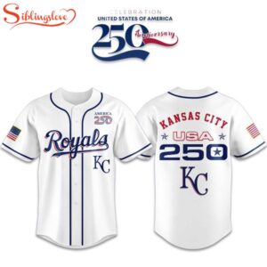 Royals America 250th Anniversary 2026 Baseball Jersey Shirt