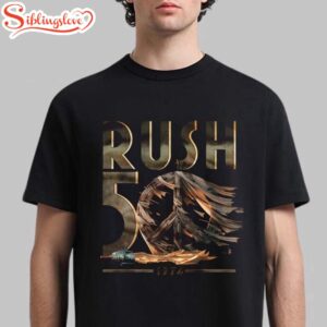 Rush 50th Anniversary Merch R50 Unisex T-Shirt