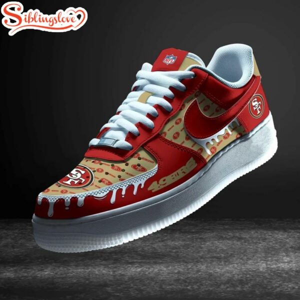 San Francisco 49ers NFL Air Force 1 Shoes For Fans