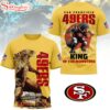 San Francisco 49ers NFL Godzilla King of the Monsters 3D Shirt