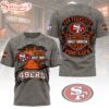 San Francisco 49ers NFL Harley Davidson For Life 3D T-Shirt