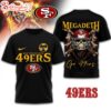 San Francisco 49ers NFL Megadeth 3D T-Shirt