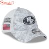 San Francisco 49ers NFL Salute To Service 39THIRTY Flex Fit Baseball Cap Print