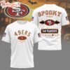 San Francisco 49ers NFL Spooky Vibes Halloween All Over Print T-Shirt