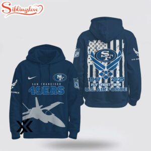 San Francisco 49ers NFL U.S. Air Force 78th Anniversary 3D Shirt