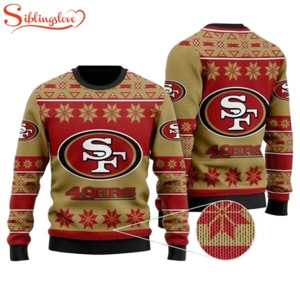 San Francisco 49Ers Wool Ugly Christmas Sweater