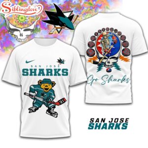 San Jose Sharks NHL Deadhead 3D Shirt For Fans