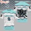 Seattle Kraken NHL Puck Yeah 3D T-Shirt