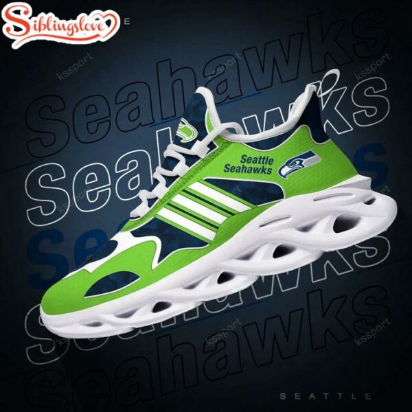Seattle Seahawks Camo Pattern Max Soul Shoes Gift For Fans