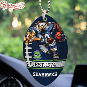 Seattle Seahawks Football Christmas Ornament…