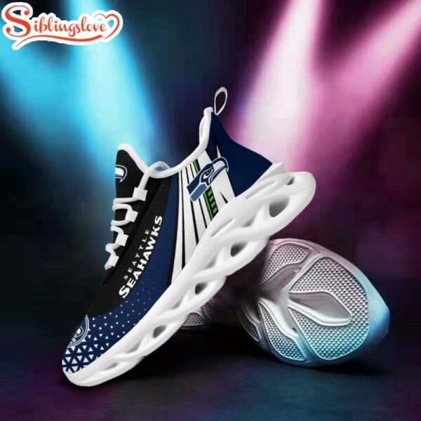 Seattle Seahawks Logo Pattern Max Soul Shoes Gift For Fans