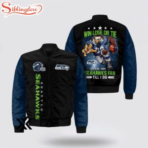 Seattle Seahawks Mascot Bomber Jacket…