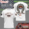 Seattle Seahawks Native American Heritage Month 3D T-Shirt
