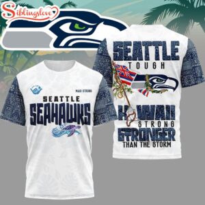 Seattle Seahawks NFL Hawaii Strong 3D T-Shirt