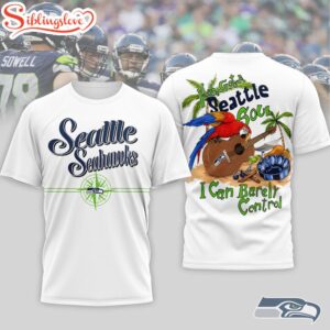 Seattle Seahawks NFL Jimmy Buffett 3D T-Shirt