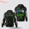 Seattle Seahawks NFL Special Graffiti My Team 4 Life 3D Shirt