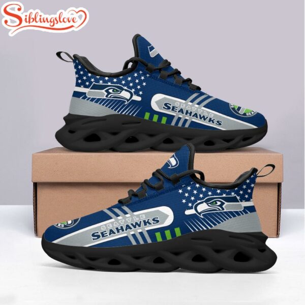 Seattle Seahawks Team Sport Logo Max Soul Shoes Gift For Fans