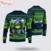 Seattle Seahawks The Grinch Ugly Christmas Sweater